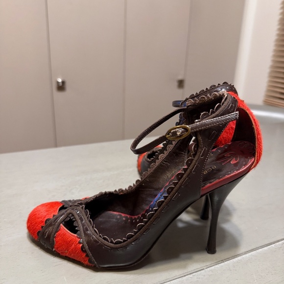 BCBG MaxAzria - Coco+Flame Pony+Leather Tango Shoes - Picture 4 of 9